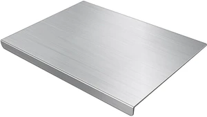 Stainless Steel Cutting Board with Lip, Cutting Boards for Kitchen, Food-Grade Steel Chopping Board for Meat Cheese Vegetable (15.7"L x 11.8"W) Stainless Steel Cutting Board with Lip, Cutting Boards for Kitchen, Food-Grade Steel Chopping Board for Meat Cheese Vegetable (15.7"L x 11.8"W)