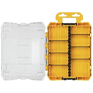 Tool Box, Medium 8-Compartments Small Parts Organizer, Portable Tough Case Screw Organizer Toolbox with Customazible Dividers (DWAN2190) Tool Box, Medium 8-Compartments Small Parts Organizer, Portable Tough Case Screw Organizer Toolbox with Customazible Dividers (DWAN2190)