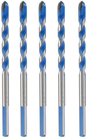5 Pcs 6mm Masonry Drill Bits, 6mm/0.24" | Carbide Drill Bits Set, For Concrete, Tile, Glass, Ceramic, Brick, Wood 5 Pcs 6mm Masonry Drill Bits, 6mm/0.24" | Carbide Drill Bits Set, For Concrete, Tile, Glass, Ceramic, Brick, Wood
