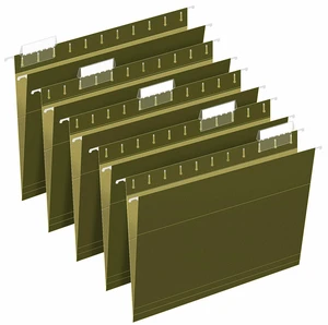 Hanging File Folders, 30 Pack Reinforced Hanging Folders Letter Size, Designed for Bulky Files, Filing Cabinet, Adjustable Tabs, Green Hanging File Folders, 30 Pack Reinforced Hanging Folders Letter Size, Designed for Bulky Files, Filing Cabinet, Adjustable Tabs, Green