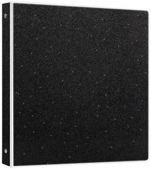 3 Ring Binder, Glitter 1 Inch Organizer (10.5'' x 11.5'') Holds 8.5 x 11 Letter Size 300 Pages, Waterproof Durable View Binder, 1 Pack, Black 3 Ring Binder, Glitter 1 Inch Organizer (10.5'' x 11.5'') Holds 8.5 x 11 Letter Size 300 Pages, Waterproof Durable View Binder, 1 Pack, Black