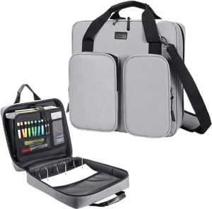 4 Inch Zipper Binder 3 Ring with Shoulder Strap,Tough/Multi-Pocket Binder Bag with Laptop organizer for School Travel,Fit 13" MacBook & Tablet,800 Sheets Capacity,Water Resistant,Grey 4 Inch Zipper Binder 3 Ring with Shoulder Strap,Tough/Multi-Pocket Binder Bag with Laptop organizer for School Travel,Fit 13" MacBook & Tablet,800 Sheets Capacity,Water Resistant,Grey
