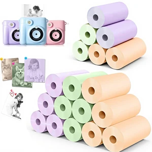 18 Rolls Kids Camera Paper Roll Refill Compatible with Most Instant Print Cameras for Kids BPA Free 2.24"x0.98" 18 Rolls Kids Camera Paper Roll Refill Compatible with Most Instant Print Cameras for Kids BPA Free 2.24"x0.98"