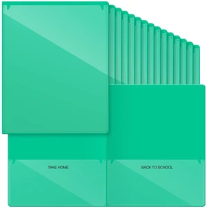 72 Pcs Plastic Take Home Folders with 2 Pockets Parent Teacher Classroom Communication Homework Folder for Students Parent Teacher Connect (Green) 72 Pcs Plastic Take Home Folders with 2 Pockets Parent Teacher Classroom Communication Homework Folder for Students Parent Teacher Connect (Green)
