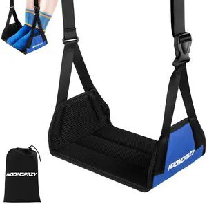 Airplane Foot Fammock, No Collapse Thickened Bamboo Plane Foot Rest Travel Portable Airplane Foot Sling Wing with Thickened Foam & Carry Bag, Long-Flight Travel Essential Designed to Relax Your Feet Airplane Foot Fammock, No Collapse Thickened Bamboo Plane Foot Rest Travel Portable Airplane Foot Sling Wing with Thickened Foam & Carry Bag, Long-Flight Travel Essential Designed to Relax Your Feet