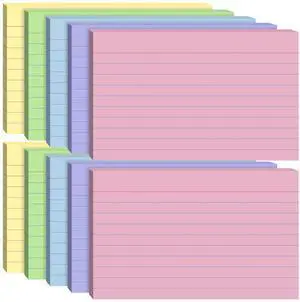 Index Cards 5x8, 200 Sheets, Ruled Color Flash Cards for Effective Studying and Note-Taking, Premium Note Cards, Essential School Supplies for College & Office, Home Organization & Study Supplies Index Cards 5x8, 200 Sheets, Ruled Color Flash Cards for Effective Studying and Note-Taking, Premium Note Cards, Essential School Supplies for College & Office, Home Organization & Study Supplies