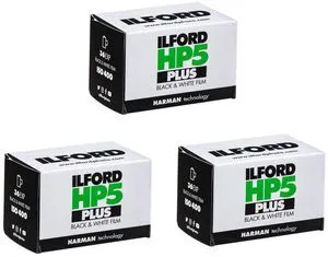 1574577 HP5 Plus, Black and White Print Film, 35 mm, ISO 400, 36 Exposures (Pack of 3) 1574577 HP5 Plus, Black and White Print Film, 35 mm, ISO 400, 36 Exposures (Pack of 3)