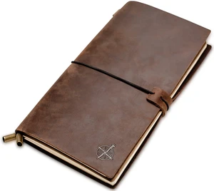 Standard Size Travelers Notebook/Handcrafted Genuine Leather Journal - 4.75" x 8.5" (12 x 22cm) - Refillable Travel Journal - 100 GSM Blank Inserts 0723260376677: Amazon.com Standard Size Travelers Notebook/Handcrafted Genuine Leather Journal - 4.75" x 8.5" (12 x 22cm) - Refillable Travel Journal - 100 GSM Blank Inserts 0723260376677: Amazon.com