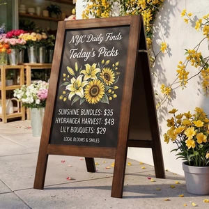 A Frame Chalkboard Signs 40"x20", Large Freestanding Chalk Board Solid Pine Wood, Widened Frame, Outdoor Chalkboard Easel Signs, Large Writing Area, Great for Cafe Bar Wedding and School A Frame Chalkboard Signs 40"x20", Large Freestanding Chalk Board Solid Pine Wood, Widened Frame, Outdoor Chalkboard Easel Signs, Large Writing Area, Great for Cafe Bar Wedding and School
