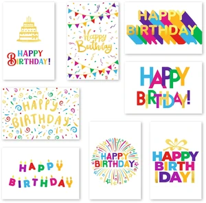 120 Pack Assorted Gold Foil Happy Birthday Cards with Envelopes, Organizer Box, Stickers, and Seals - 4x6 Inches, 8 Unique Designs, Ideal for Kids, Men, Women, and Elderly 120 Pack Assorted Gold Foil Happy Birthday Cards with Envelopes, Organizer Box, Stickers, and Seals - 4x6 Inches, 8 Unique Designs, Ideal for Kids, Men, Women, and Elderly