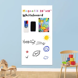 Magnetic Whiteboard Contact Paper 39" x 18" Adhesive Magnetic Dry Erase White Board Sticker for Wall, Peel and Stick Wallpaper, Easy to Write and Clean for Home Office Workspace Magnetic Whiteboard Contact Paper 39" x 18" Adhesive Magnetic Dry Erase White Board Sticker for Wall, Peel and Stick Wallpaper, Easy to Write and Clean for Home Office Workspace
