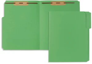 50 Green Fastener File Folders, Letter, 2 Prong Durable 11pt Green Paper, Letter Size, 1/3 Cut Reinforced Tabs, Bonded 2 Prong Fasteners, Medical, Law and Office Files 50 Green Fastener File Folders, Letter, 2 Prong Durable 11pt Green Paper, Letter Size, 1/3 Cut Reinforced Tabs, Bonded 2 Prong Fasteners, Medical, Law and Office Files