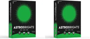 Astrobrights Color Paper, 8.5 x 11, 24 lb/89 GSM, Gamma Green, 500 Sheets (21548) (Pack of 2) Astrobrights Color Paper, 8.5 x 11, 24 lb/89 GSM, Gamma Green, 500 Sheets (21548) (Pack of 2)