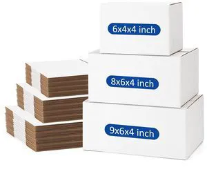 Assorted-Sizes-Shipping-Boxes-45-Pack: 6x4x4 & 8x6x4 & 9x6x4 Small-Shipping-Boxes-Mailers, White Corrugated-Cardboard-Boxes-for-Packing-Small-Business Mailing Assorted-Sizes-Shipping-Boxes-45-Pack: 6x4x4 & 8x6x4 & 9x6x4 Small-Shipping-Boxes-Mailers, White Corrugated-Cardboard-Boxes-for-Packing-Small-Business Mailing