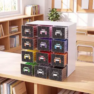 12 Pcs/ 4 Pack Plastic Crayon Organizer for Classroom Back to School Crayon Storage Boxes Drawer for Marker Pen Art Craft Supplies Crayons Container for Classroom Office Table with Color Label 12 Pcs/ 4 Pack Plastic Crayon Organizer for Classroom Back to School Crayon Storage Boxes Drawer for Marker Pen Art Craft Supplies Crayons Container for Classroom Office Table with Color Label