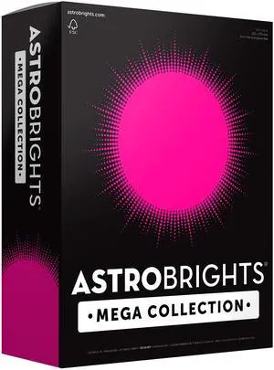 Mega Collection, Colored Paper, Bright Pink, 625 Sheets, 24 lb/89 gsm, 8.5" x 11" - MORE SHEETS! (91674) Mega Collection, Colored Paper, Bright Pink, 625 Sheets, 24 lb/89 gsm, 8.5" x 11" - MORE SHEETS! (91674)