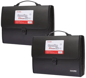 2 Pack 25 Pockets Letter Size/A4 Accordion File Organizer with Handle, Expanding File Folder, Expandable Document Paper Organizer for Travel School Office 2 Pack 25 Pockets Letter Size/A4 Accordion File Organizer with Handle, Expanding File Folder, Expandable Document Paper Organizer for Travel School Office