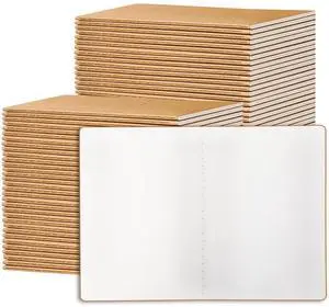 72 Pack Blank Kraft Notebooks, 8.3x5.5 Inches A5 Small Journals Bulk Blank Notebooks 80 Gsm Unlined with 60 Pages A5 Subject Notebooks Traveler Journal Set for Adult Students Back to School Supplies 72 Pack Blank Kraft Notebooks, 8.3x5.5 Inches A5 Small Journals Bulk Blank Notebooks 80 Gsm Unlined with 60 Pages A5 Subject Notebooks Traveler Journal Set for Adult Students Back to School Supplies