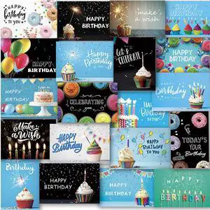 160 Happy Birthday Cards with Envelopes, Birthday Cards Bulk with Short Generic Message Inside, 20 Unique Designs, 4x6 inches, Birthday Cards Assortment for Business and Personal 160 Happy Birthday Cards with Envelopes, Birthday Cards Bulk with Short Generic Message Inside, 20 Unique Designs, 4x6 inches, Birthday Cards Assortment for Business and Personal