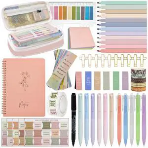96-Piece Bible Study Supplies, Bible Journaling Kit for Women Bible journaling supplies with highlighters, gel pens, tabs, journal, bookmarks, stickers, washi tape, clips and pencil case 96-Piece Bible Study Supplies, Bible Journaling Kit for Women Bible journaling supplies with highlighters, gel pens, tabs, journal, bookmarks, stickers, washi tape, clips and pencil case
