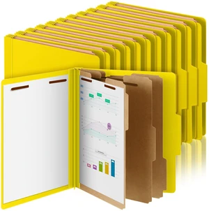 24 Pcs Classification Folder Letter Size, 3 Divider File,Yellow Back to School Folder Supplies, Pressboard File with Fastener, Expanding Organizer Bulk for Teacher, Office, Employee, Staff 24 Pcs Classification Folder Letter Size, 3 Divider File,Yellow Back to School Folder Supplies, Pressboard File with Fastener, Expanding Organizer Bulk for Teacher, Office, Employee, Staff