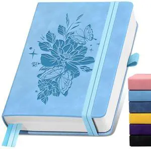 Lined Journal Notebook 365 Pages, A5 Leather Journals for Writing Women Men Hardcover Notebook with 100GSM Thick Paper, Daily Journal Notebook for Travel, Work, School, Note Taking, College Ruled Lined Journal Notebook 365 Pages, A5 Leather Journals for Writing Women Men Hardcover Notebook with 100GSM Thick Paper, Daily Journal Notebook for Travel, Work, School, Note Taking, College Ruled