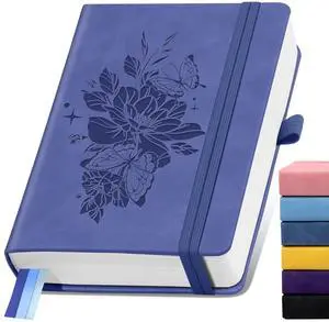Lined Journal Notebook 365 Pages, A5 Leather Journals for Writing Women Men Hardcover Notebook with 100GSM Thick Paper, Daily Journal Notebook for Travel, Work, School, Note Taking, College Ruled Lined Journal Notebook 365 Pages, A5 Leather Journals for Writing Women Men Hardcover Notebook with 100GSM Thick Paper, Daily Journal Notebook for Travel, Work, School, Note Taking, College Ruled