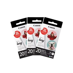 Ivy Zink Pre-Cut Circle Sticker Paper 20 Sheets Pack (Pack of 3) Compatible with Ivy Mini Photo Printer and CLIQ+/CLIQ+2 Ivy Zink Pre-Cut Circle Sticker Paper 20 Sheets Pack (Pack of 3) Compatible with Ivy Mini Photo Printer and CLIQ+/CLIQ+2