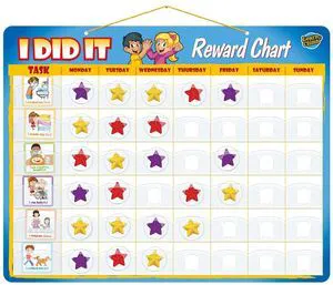Kids Responsibility Chart Board with Magnets, 63 Chores, Potty Train Tasks, Multiple Children (Pocket) Kids Responsibility Chart Board with Magnets, 63 Chores, Potty Train Tasks, Multiple Children (Pocket)