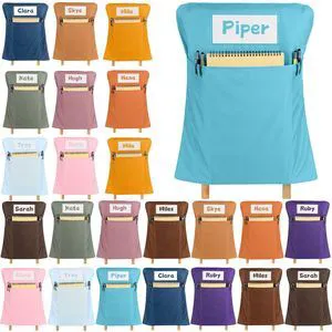 24 Pcs Chair Pockets for Classroom 17x20 Inch Classrooms with Name Tag Classroom Chair Pocket Storage for Keeping Student Books School Table Organized (Groovy) 24 Pcs Chair Pockets for Classroom 17x20 Inch Classrooms with Name Tag Classroom Chair Pocket Storage for Keeping Student Books School Table Organized (Groovy)