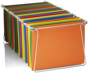 Hanging File Frame, Letter Size (Fits 2427), Adjustable Heavy-Duty Steel File Drawer Organizer for Desks, Cabinets & Shelves (91964) Hanging File Frame, Letter Size (Fits 2427), Adjustable Heavy-Duty Steel File Drawer Organizer for Desks, Cabinets & Shelves (91964)