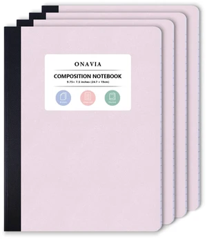 Pink Plastic Composition Notebook College Ruled 4 Pack, 160 Pages 80 ct, 9.75 x 7.5 in, Poly Comp Books, Waterproof, Durable, Sewn Binding, School Notebooks, Students, Note Taking Pink Plastic Composition Notebook College Ruled 4 Pack, 160 Pages 80 ct, 9.75 x 7.5 in, Poly Comp Books, Waterproof, Durable, Sewn Binding, School Notebooks, Students, Note Taking