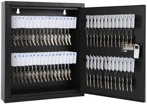 Key Box, Wall Mount 60 Key Cabinet, Combination Lock, Black Numbered Key Storage Organizer, Secure Lock Box, Key Hooks & Labels, Home, Office & Property Management, 12.1 x 10.2 x 2.5 In Key Box, Wall Mount 60 Key Cabinet, Combination Lock, Black Numbered Key Storage Organizer, Secure Lock Box, Key Hooks & Labels, Home, Office & Property Management, 12.1 x 10.2 x 2.5 In
