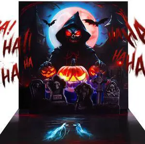 Halloween Cards, Pop Up Lights Up Halloween Cards with Horror Sound 3D Spooky Scene with Glowing Skull, Pumpkin, Tombstone, Moon, Happy Halloween Greeting Gift Cards for Boys Girls Halloween Cards, Pop Up Lights Up Halloween Cards with Horror Sound 3D Spooky Scene with Glowing Skull, Pumpkin, Tombstone, Moon, Happy Halloween Greeting Gift Cards for Boys Girls