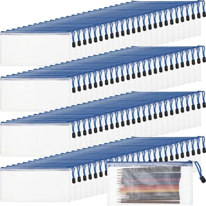 100Pcs Mesh Pencil Pouch,White Pouch Blue Zipper,A6 Small Zipper Pencil Pouches Bulk, Waterproof Clear Storage Bag, Multipurpose for Cash Board Game Passport Office 100Pcs Mesh Pencil Pouch,White Pouch Blue Zipper,A6 Small Zipper Pencil Pouches Bulk, Waterproof Clear Storage Bag, Multipurpose for Cash Board Game Passport Office