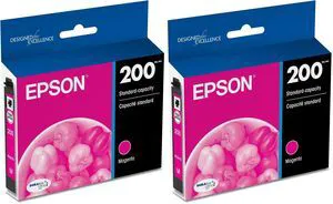 T200 DURABrite Ultra -Ink Standard Capacity Magenta -Cartridge (T200320) for Select Expression and Workforce Printers, 1 Count (Pack of 2) T200 DURABrite Ultra -Ink Standard Capacity Magenta -Cartridge (T200320) for Select Expression and Workforce Printers, 1 Count (Pack of 2)