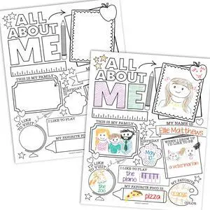 20 All About Me Posters Elementary Classroom Decor, Star Student Poster 100 Days of School Items, Student of the Week Poster Elementary Classroom Must Haves, End of School Year Teacher Supplies 20 All About Me Posters Elementary Classroom Decor, Star Student Poster 100 Days of School Items, Student of the Week Poster Elementary Classroom Must Haves, End of School Year Teacher Supplies