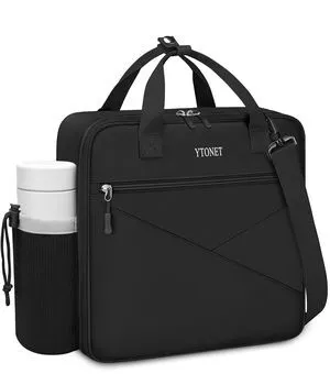 Zipper Binder Bag, 2 Inch 3 Ring Binder with Zipper Fit 14 Inch Laptop, 500 Sheets Capacity Zippered Binders with Shoulder Strap & Removable O-Ring Pad for College, Office, Work, Black Zipper Binder Bag, 2 Inch 3 Ring Binder with Zipper Fit 14 Inch Laptop, 500 Sheets Capacity Zippered Binders with Shoulder Strap & Removable O-Ring Pad for College, Office, Work, Black