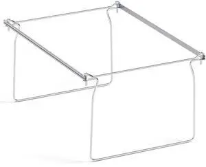 Hanging File Folder Frame, Letter Size File Drawer Organizer for Desks, Adjustable File Cabinet Rails 13.5 to 17.5 Inches, Set of 1 Hanging File Folder Frame, Letter Size File Drawer Organizer for Desks, Adjustable File Cabinet Rails 13.5 to 17.5 Inches, Set of 1
