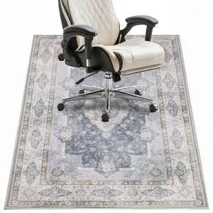 Office Chair Mat - for Hardwood Floors, Large Non-Slip Easy-Clean Floor Protection Blanket (Blue, 60 x 48in) Office Chair Mat - for Hardwood Floors, Large Non-Slip Easy-Clean Floor Protection Blanket (Blue, 60 x 48in)