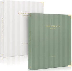 Aesthetic 3 Ring Binder Set of 2-1 Inch Binder Fits Letter Sized Paper Sturdy Cute Three Hole Ring Holder for Women or Men with Pocket - Easily Organizes Your Paperwork for School, Office or Work Aesthetic 3 Ring Binder Set of 2-1 Inch Binder Fits Letter Sized Paper Sturdy Cute Three Hole Ring Holder for Women or Men with Pocket - Easily Organizes Your Paperwork for School, Office or Work