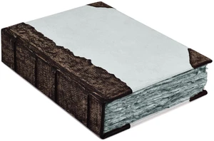 Notebook Journal Exposed Spine, Slate Grey 10x7. Antique Deckle Edges Watercolor Paper - Book of Shadows/Spell - Writing Notebook Sketchbook for Women and Men-10''x7'', Grey Notebook Journal Exposed Spine, Slate Grey 10x7. Antique Deckle Edges Watercolor Paper - Book of Shadows/Spell - Writing Notebook Sketchbook for Women and Men-10''x7'', Grey