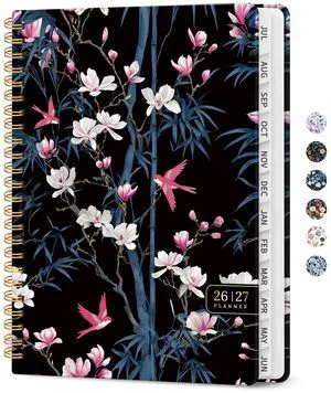 Planner 2026-2027, Monthly & Weekly Jul 2026-Jun 2027 Calendar Planner 6.3" x 8.5", Hardcover Academic Organizer with Tabs, Pretty Calendar Book for Women, Students, Teachers, Magnolia Song Planner 2026-2027, Monthly & Weekly Jul 2026-Jun 2027 Calendar Planner 6.3" x 8.5", Hardcover Academic Organizer with Tabs, Pretty Calendar Book for Women, Students, Teachers, Magnolia Song
