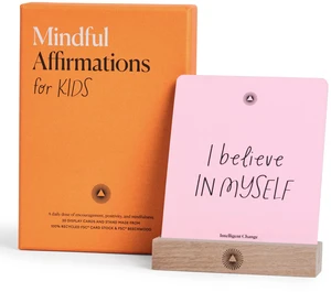 30 Positive Mindful Affirmation Cards for Kids with Display Stand - Perfect Gifts for Children & Teachers - Daily Inspiration for Self-Esteem & Positivity 30 Positive Mindful Affirmation Cards for Kids with Display Stand - Perfect Gifts for Children & Teachers - Daily Inspiration for Self-Esteem & Positivity