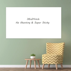 White Board Wallpaper, Whiteboard Contact Paper, 36" x 24" Super Sticky Whiteboard Sticker Wall Decal on Wall, Table, Doors, No Ghosting,1 Piece (2x3ft) White Board Wallpaper, Whiteboard Contact Paper, 36" x 24" Super Sticky Whiteboard Sticker Wall Decal on Wall, Table, Doors, No Ghosting,1 Piece (2x3ft)