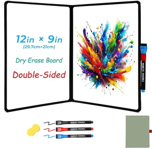 Double-Sided White Board 12x9 inch - Ultra-Thin Portable Dry Erase Board with 3 Markers & Anti-Ghosting Surface | Magnetic-Ready | Foldable for Office, School, Travel, Homeschool (Green) Double-Sided White Board 12x9 inch - Ultra-Thin Portable Dry Erase Board with 3 Markers & Anti-Ghosting Surface | Magnetic-Ready | Foldable for Office, School, Travel, Homeschool (Green)