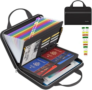 Fireproof Accordion File Organizer, Expanding File Folder, Black 13 Pocket Colorful, Handle, Zipper & Labels, Multi-Pockets Paper Organizer, for Letter A4 Files, Home, Office, School Fireproof Accordion File Organizer, Expanding File Folder, Black 13 Pocket Colorful, Handle, Zipper & Labels, Multi-Pockets Paper Organizer, for Letter A4 Files, Home, Office, School