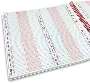 Notebooks Appointment Book - Large 12.75" x 13.5" Undated Planner for Daily Scheduling - 6 Column Professional Daily Planner Undated for Office, Home, or Salon Use Notebooks Appointment Book - Large 12.75" x 13.5" Undated Planner for Daily Scheduling - 6 Column Professional Daily Planner Undated for Office, Home, or Salon Use