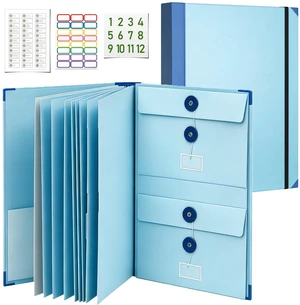 Important Document Organizer for Family Records with Labeled Pockets 12 labeled pockets organize important papers, passports, certificates, insurance, medical, tax and legal records Important Document Organizer for Family Records with Labeled Pockets 12 labeled pockets organize important papers, passports, certificates, insurance, medical, tax and legal records