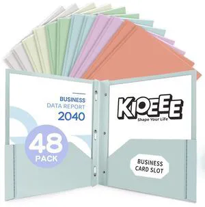 48 Pcs Plastic Folders with Pockets and Prongs (Pastels),Letter Size,Business Card Slot,Bulk 2-Pocket Folder for School Office or Home,Durable Acid-Free Poly,Back to School Supplies 48 Pcs Plastic Folders with Pockets and Prongs (Pastels),Letter Size,Business Card Slot,Bulk 2-Pocket Folder for School Office or Home,Durable Acid-Free Poly,Back to School Supplies